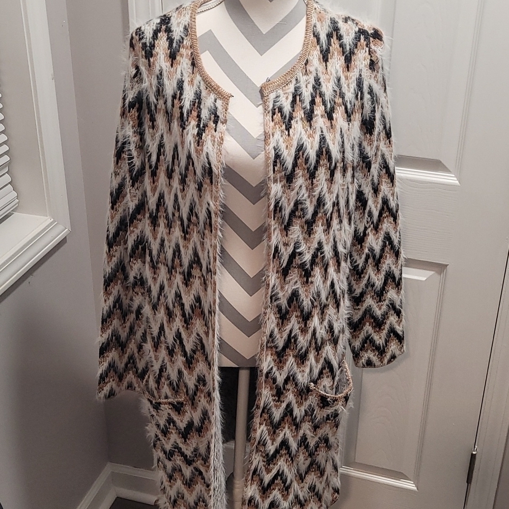 Signature Studio sz 1X long sweater cardigan new without tags WT230